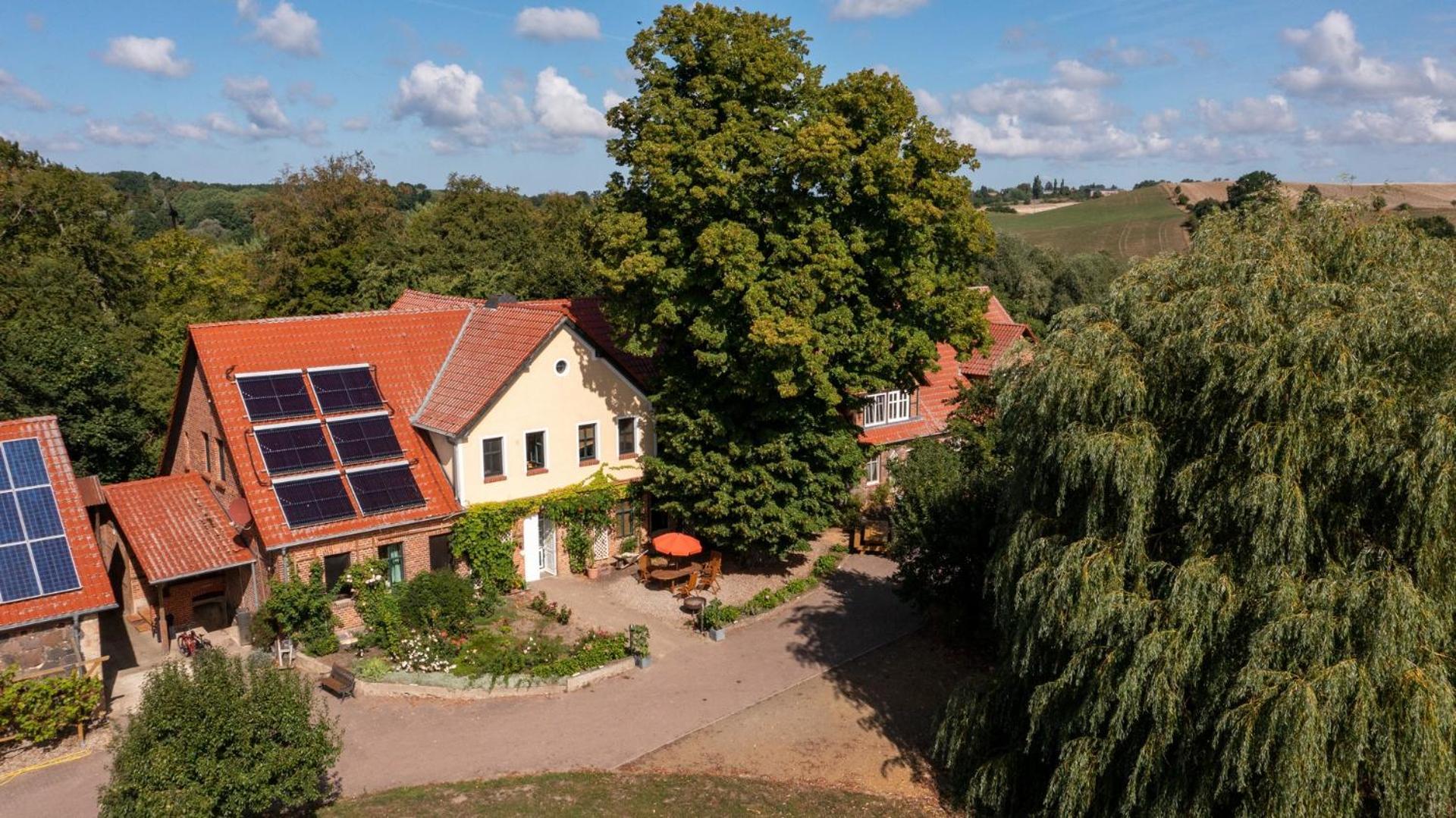 Landurlaub Auf Dem Mellenhof Apartman Funkenhagen Kültér fotó